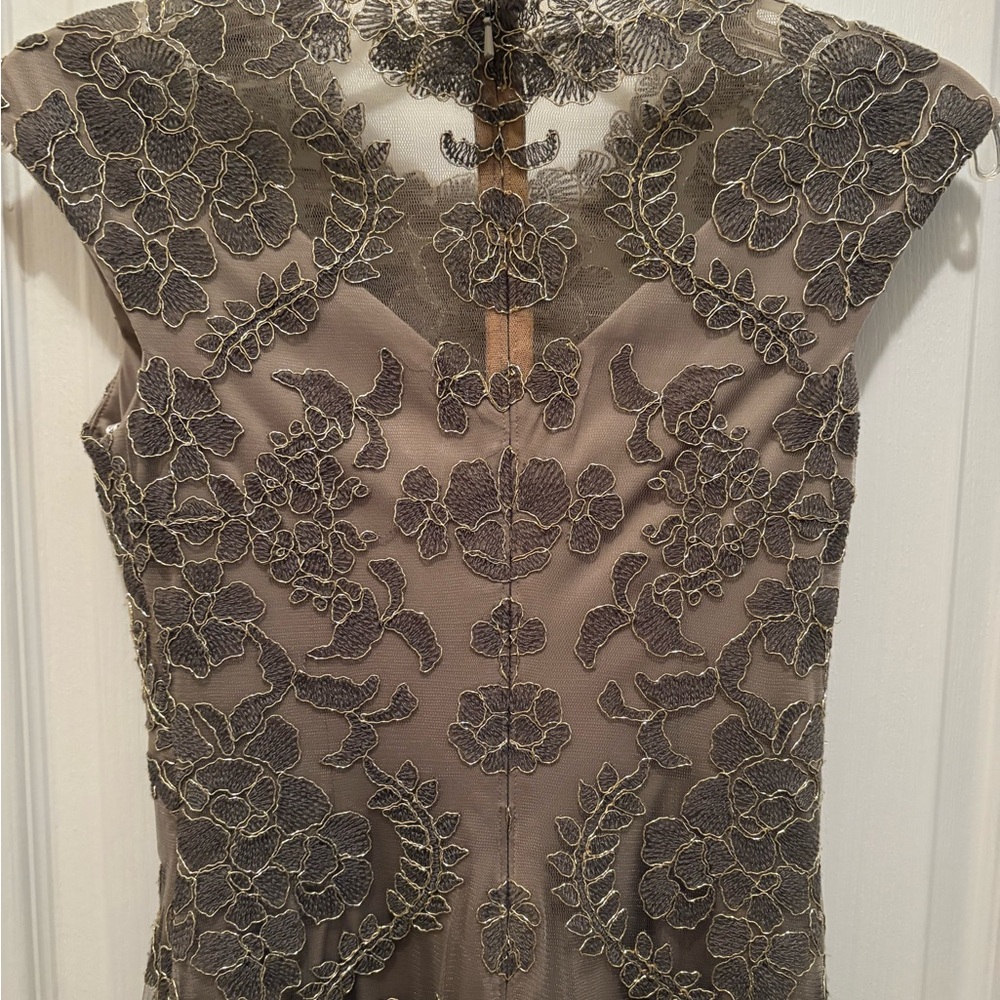 Tadashi Shoji Brown Lace Mini Dress - Picture 7 of 11